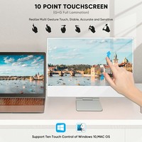 SIBOLAN Stand 16 pouces 1080P Portable OS Toucreen PC Usb Monitor offre un LCD de portabilité compact et léger pour ordinateur portable
