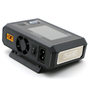 Chargeur d'équilibrage de batterie au lithium ToolkitRC M7AC 100W AC/300W DC avec entrée XT60 XT30 et sortie 2-6S, en métal, 380g, pour modèles d'avions/drones - Product Image 3