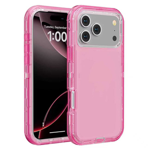 Funda Protectora Híbrida 3 en 1 Transparente, Resistente a Impactos, para <span class=keywords><strong>iPhone</strong></span> 17, 17 <span class=keywords><strong>Pro</strong></span> Max, 17 Air, MOQ500 - Product Image 3