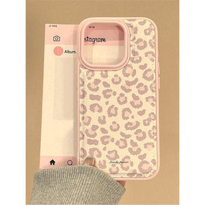 Custodia per telefono antiurto in TPU con stampa leopardata rosa dolce alla moda INS per iPhone 17 Pro Max Cover 16 15 14 13 12 11 - Product Image 4
