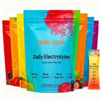 OEM/ODM électrolytes quotidiens zéro sucre et faible teneur en calories poudre d'électrolyte mélange de boisson hydratation poudre d'électrolyte