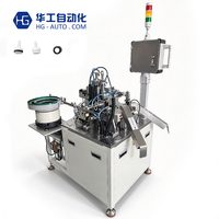Machine d'assemblage de pompes à savon liquide pour l'hygiène publique certifiée, avec test de volume de dosage et insertion de tamis en maille
