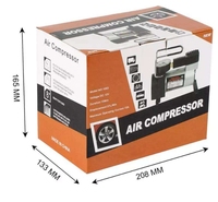 Pièce détachée OEM Mini compresseur d'air électrique 12V 160w pour voiture Pompe avec manomètre Poignée portable Gonfleur de pneu