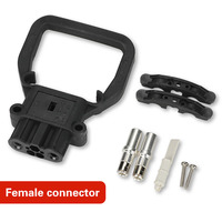 Connecteur de batterie en cuivre REMA 80A/160A/320A 150V, protection IP23, prise de charge industrielle pour chariot élévateur électrique, transpalette