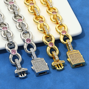 Collar de Lujo con Colgante Infinito de Moissanita, Plata de Ley 925, Figura 8 de Numerología, Estilo Iced Out, VVS1, Pasa el Test de Pureza - Product Image 5