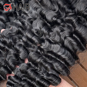 Extensiones de cabello humano virgen paquetes de trama <span class=keywords><strong>a</strong></span> granel de pelo rizado alineado con cutícula birmana vietnamita - Product Image 2