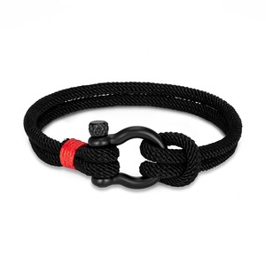 Horseshoe Buckle <b>Bracelet</b> Stainless Steel Clasp <b>Adjustable</b> Unisex Fashion Jewelry - Product Image 5