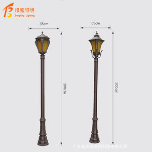 Linterna de jardín al aire libre IP65 impermeable Garden Villas, lámparas de jardín comunitario, luces de césped de 6 esquinas lámparas de jardín de estaca - Product Image 2