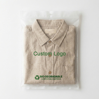 Bolsa de Plástico Moderna con Cierre Deslizante Mate y Logotipo Personalizado, Bolsa de Envío para Ropa Urbana Moderna