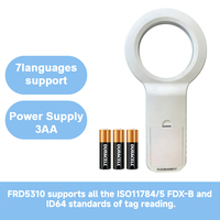 Iso11784/85 Usb Handheld 134.2Khz Fdx-B Dier 2.12*12Mm Microchip Scanner Lezer