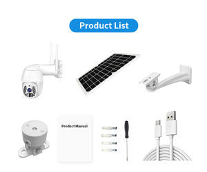 Caméra de sécurité PTZ à énergie solaire en option avec batterie 10400mAh WIFI 4G Surveillance extérieure sans fil <span class=keywords><strong>SX</strong></span> Zoom Tuya APP Support - Product Image 4