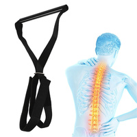 Sangle de traction cervicale Kepler avec sangle mentonnière, pour décompression chiropratique, dotée d'une poignée confortable