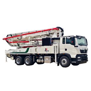 Camiones Bomba de Concreto de la Marca JIUHE a Precio Económico, Máquina Transportadora de Concreto Pesado de 17m a 70m, Camión Bomba de Concreto - Product Image 1