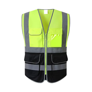 Chaleco de Seguridad Reflectante de Alta Visibilidad Wesure Clase 2 con Cierre Frontal y Múltiples Bolsillos, 100% Poliéster, para Uso Protector - Product Image 2