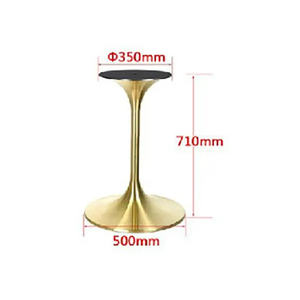 الأكثر مبيعًا جولة <span class=keywords><strong>Tulip</strong></span> OEM مصنع عتيق بيع بالجملة معدن تصميم حديث dining - Product Image 3