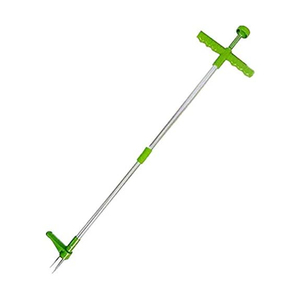 Strumento di rimozione delle radici porta artigli porta artigli manopola porta giardino manuale con manico lungo in alluminio estrattore di erbaccia - Product Image 1