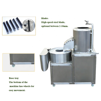 Éplucheur industriel pour pommes de terre; Machine à éplucher et à couper les oignons au prix d'usine avec composant moteur central