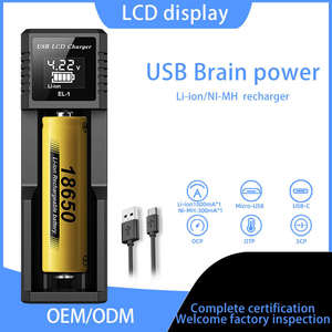 شاشة LCD طراز c 5V 2A من نوع USB لبطاريات Ni-mh Ni-CD li-ion - Product Image 5