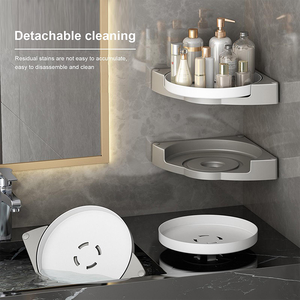 Accessoires <span class=keywords><strong>de</strong></span> <span class=keywords><strong>cabine</strong></span> <span class=keywords><strong>de</strong></span> <span class=keywords><strong>douche</strong></span> rotatifs, organisateur <span class=keywords><strong>de</strong></span> <span class=keywords><strong>douche</strong></span> d'angle, porte-serviettes élégant, présentoir, étagères, étagère <span class=keywords><strong>de</strong></span> rangement pour salle <span class=keywords><strong>de</strong></span> bain - Product Image 3