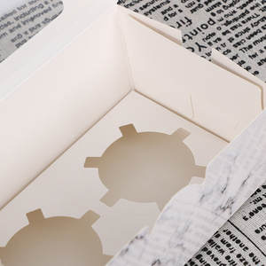 Tùy Chỉnh Màu Trắng Bánh Hộp Với Cửa Sổ Thân Thiện Với Môi Giấy Hội Đồng Quản Trị Các Tông Quà Tặng Bao Bì Hộp Cho Bánh Ngọt Cookie Bánh Nhỏ - Product Image 4