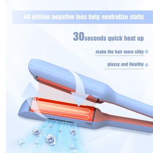 Herramienta <span class=keywords><strong>de</strong></span> Peinado 2 en 1, Rizador <span class=keywords><strong>de</strong></span> Pelo Profundo en V <span class=keywords><strong>de</strong></span> 32 mm, Rizador <span class=keywords><strong>de</strong></span> Pelo para <span class=keywords><strong>Ondas</strong></span> <span class=keywords><strong>de</strong></span> <span class=keywords><strong>Sirena</strong></span> Duraderas - Product Image 5