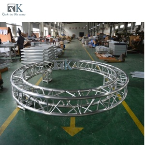 Customized Aluminum Portable Modular Truss System for Stage <b>Lighting</b> Circle-Shape Event Stage <b>DJ</b> Booth - Product Image 3