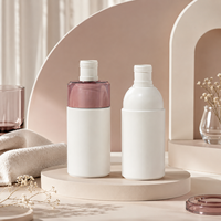 Bouteille de shampoing en plastique HDPE de 500 ml, couleur personnalisée, avec pompe distributrice et capuchon à pression pour gel douche et lavant corporel – Vente en gros