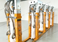 Cylindre hydraulique de levage de conteneur ISO portable à quatre pieds pour conteneurs maritimes