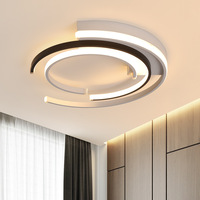 Plafond Lustre Éclairage Pour Salon Chambre Moderne Plafonnier Lustre Rond En Aluminium Plafond Led Lumières