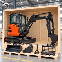 Harga Dealer Langsung Pabrik FULCORE Excavator Mini 3T Mesin Yanmar EPA CE Distributor Dicari Perlindungan Regional