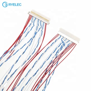 Kustomisasi pabrik Df19-20s-1c Hirose 20pin ke Df19-20s-1c Shell tali pengaman kabel DF19 Series 1 spasi Lvds kabel konversi - Product Image 6