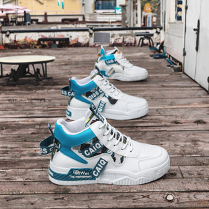 Zapatos de Skateboarding Modernos y Cómodos para Hombre, con Cordones, Antideslizantes, Transpirables, de Piel Dividida, con Forro Adecuado para Todas las Estaciones - Product Image 3