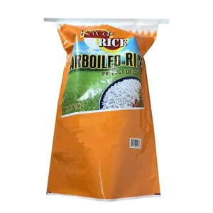 High Quality Customised Flour Rice Sand Grain Bag 5 Kg 10Kg 25Kg Rice Packaging Bag Pp Packaging Bags