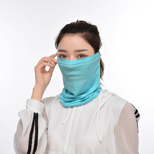 Ice Silk Sun Protection Headband <b>Neck</b> <b>Warmer</b> Breathable Face Mask For Cycling Outdoor Use Unisex - Product Image 1