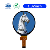 Layar LCD TFT MIPI 1,32 Inci 360x360 dengan Driver ST77916 untuk Kamera Bel Pintu Pintar
