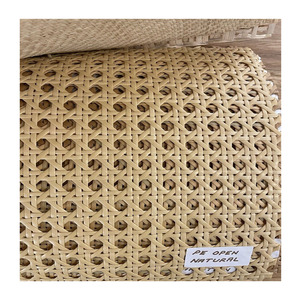 Plastic Rieten Banden Breed Voor Buiten Pe/Pp Rotan Meubels En Huisdecoratie Lichtgele Kleur Rotan Rieten Banden - Product Image 1