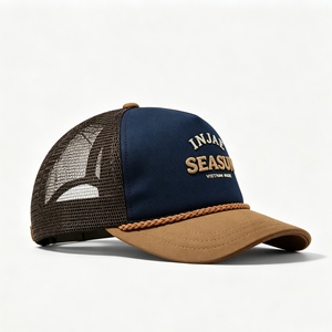 Custom 3D Embroidered Baseball Cap Snapback <b>Hat</b> Unisex Dad Cap Tucker <b>Hat</b> Adjustable Snapback Cap Breathable Mesh <b>Hat</b> - Product Image 2