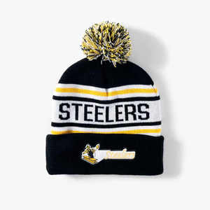 Winter Hat With <strong>Pom</strong> <strong>Pom</strong> Custom Jacquard Design Acrylic Knit <strong>Pom</strong> <strong>Beanie</strong> Men for Football Team - Product Image 2