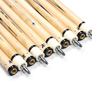 Yüksek kaliteli <span class=keywords><strong>uni</strong></span>-<span class=keywords><strong>loc</strong></span> ortak tam akçaağaç ahşap 2 adet 58 inç 12.75-13mm İpucu bilardo havuzu bilardo ıstakası/satılık taco - Product Image 4