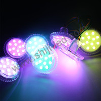 Module LED RGB plat 50 mm pour divertissement, type Pixel UCS2903, avec 12 LED, lumière ponctuelle cabochon