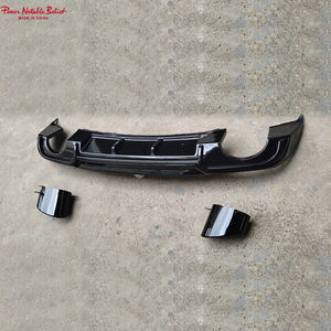 Difusor RS3, piezas de carrocería, difusor trasero estilo KB con tubo de escape para <span class=keywords><strong>Audi</strong></span> <span class=keywords><strong>A3</strong></span> S3 Non <span class=keywords><strong>s</strong></span>-<span class=keywords><strong>line</strong></span> hatchback Sedan versión 2017 <span class=keywords><strong>2018</strong></span> 2019 - Product Image 5