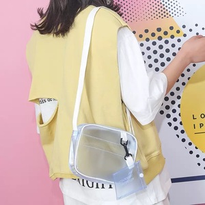 Bolso Bandolera Transparente Impermeable <span class=keywords><strong>para</strong></span> <span class=keywords><strong>Niñas</strong></span>, con Cierre <span class=keywords><strong>de</strong></span> Cremallera <span class=keywords><strong>de</strong></span> Lujo, <span class=keywords><strong>para</strong></span> Uso Diario y Viajes - Product Image 4