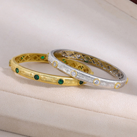Bracelet en argent sterling 925 plaqué or 18 carats, serti de zircone cubique, filigrane sculpté, bijoux haut de gamme sur mesure, vente en gros