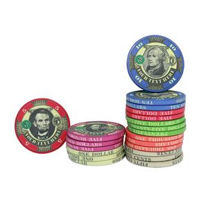 Fichas de Póker President de 10 Gramos al por Mayor con Valor en Dólares Personalizable, Perfectas para Crear Juegos de Mesa de Casino - Product Image 1