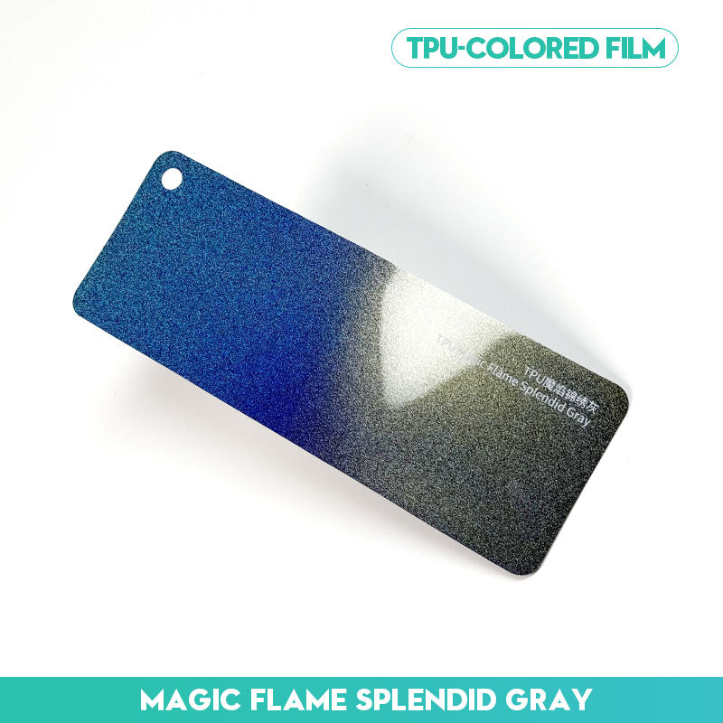 สีเทาสวยเปลวไฟมหัศจรรย์