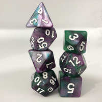 Vente en gros de dés polyédriques en vrac de 16mm et 20mm pour donjons et dragons en résine acrylique en matière plastique