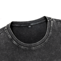 Ensemble Streetwear Homme Lavé Délavé Unisexe Été 2 Pièces T-shirt et Short