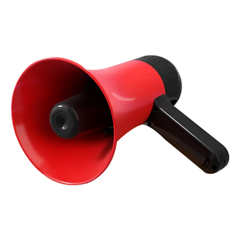 megaphone with mp3 portable wireless microphone professional cheer plastic small handheld megaphone