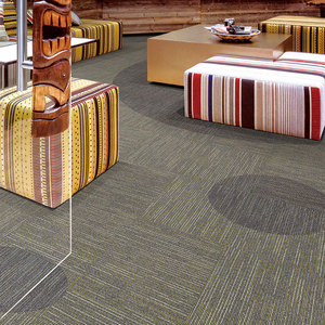 Dalles de moquette carrées en polypropylène, nylon et polyester 100%, moquette de luxe rembourrée pour bureau, 50x50 cm, <span class=keywords><strong>cuisine</strong></span>, chambre, porte, décorative - Product Image 6