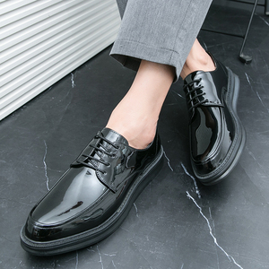 <span class=keywords><strong>Zapatos</strong></span> <span class=keywords><strong>de</strong></span> vestir <span class=keywords><strong>de</strong></span> Color blanco con punta en pico con cordones Oxfords Ocasión formal <span class=keywords><strong>Zapatos</strong></span> casuales <span class=keywords><strong>de</strong></span> <span class=keywords><strong>charol</strong></span> duraderos para hombres - Product Image 5